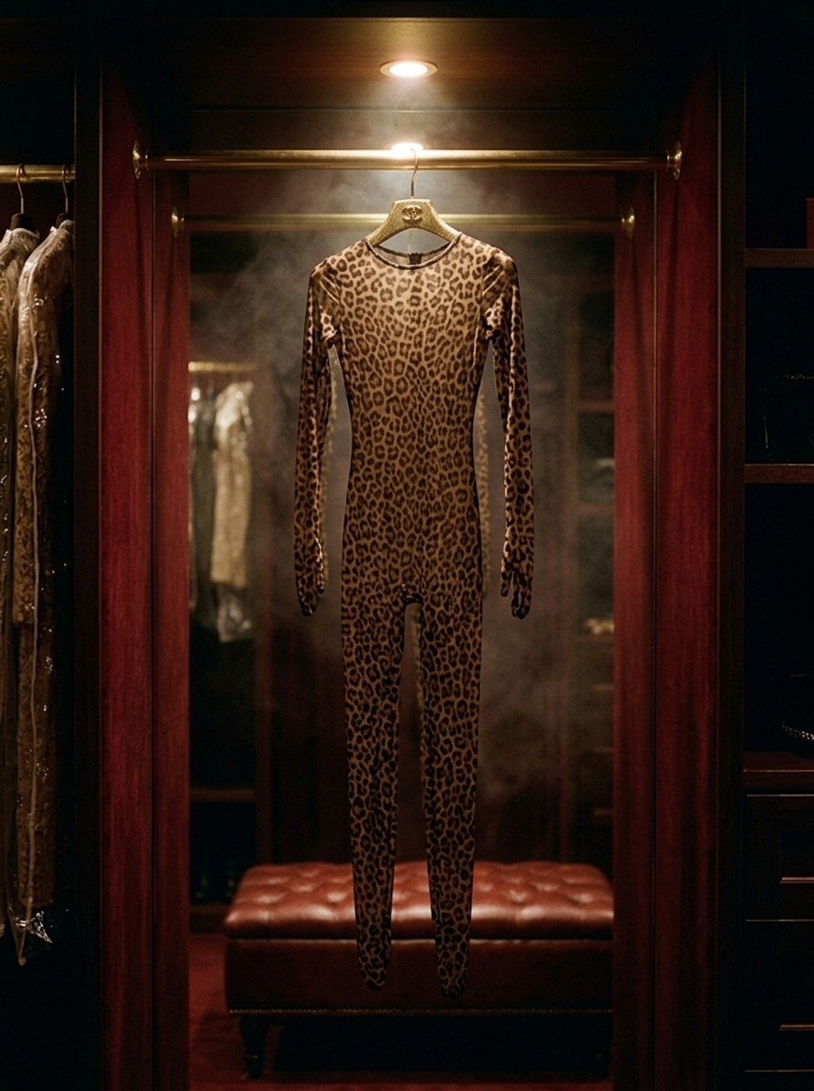 Leopard Print Bodystocking