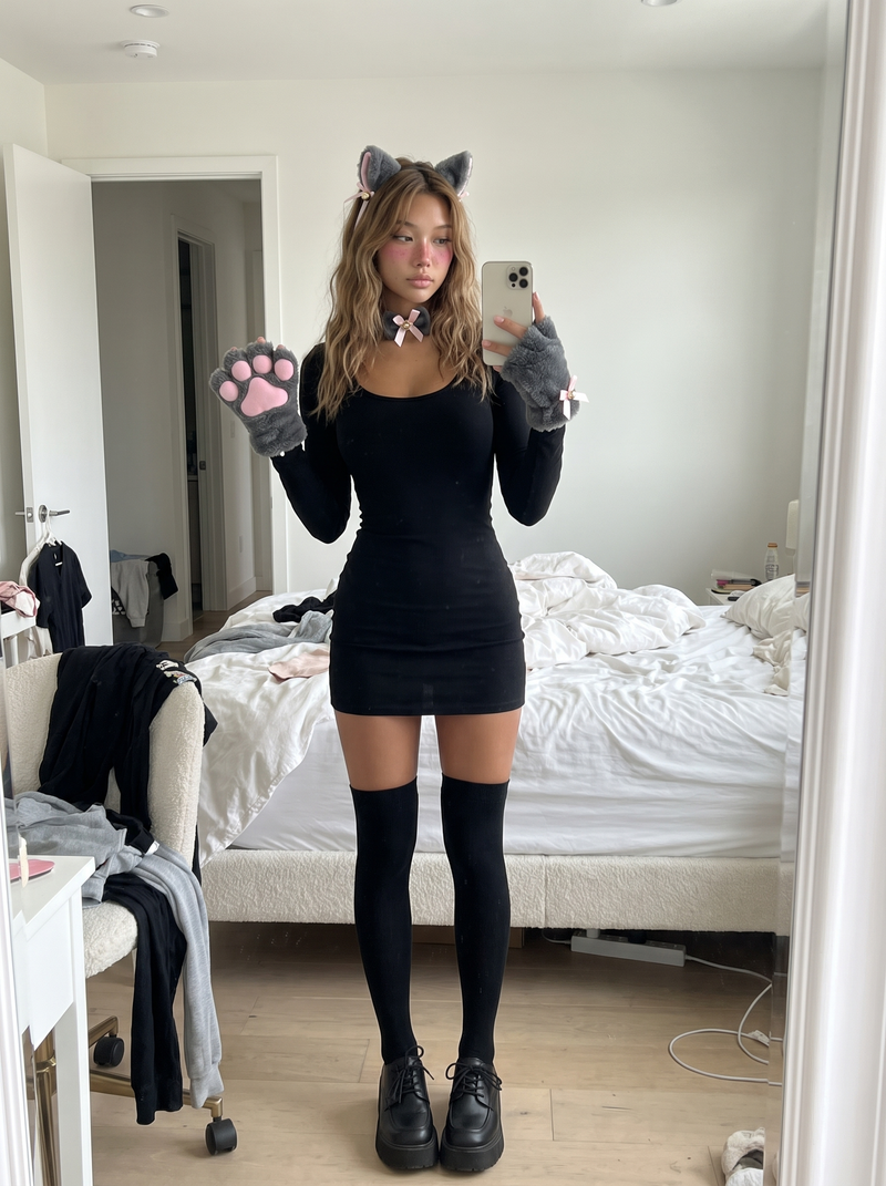 Cat Girl 5-Piece Set