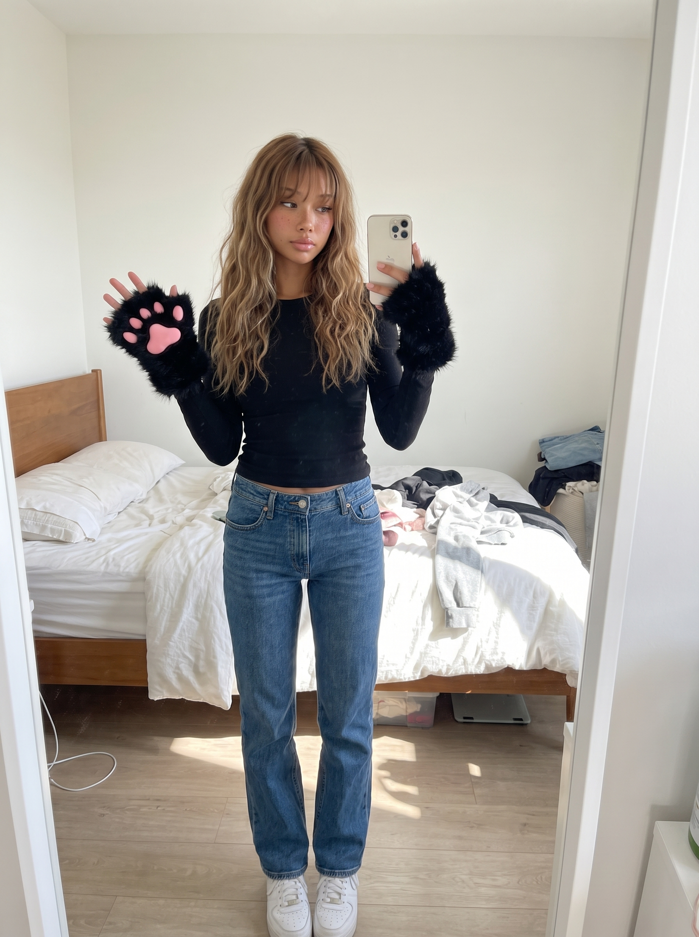 Fluffy Paw Gloves