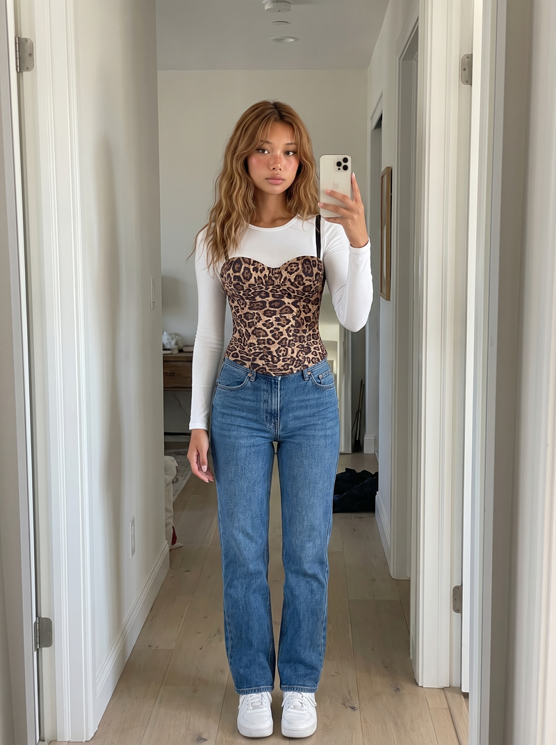 Leopard Bombshell Corset