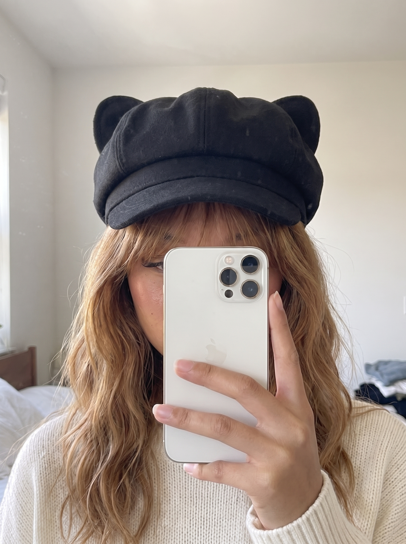 Cat Ear Newsboy Beret