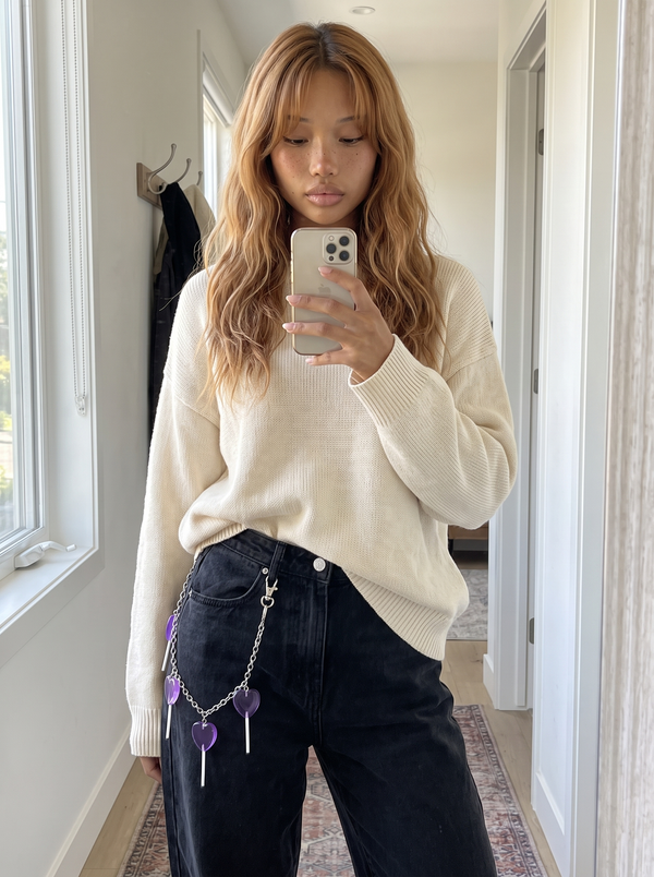 Lollipop Heart Waist Chain