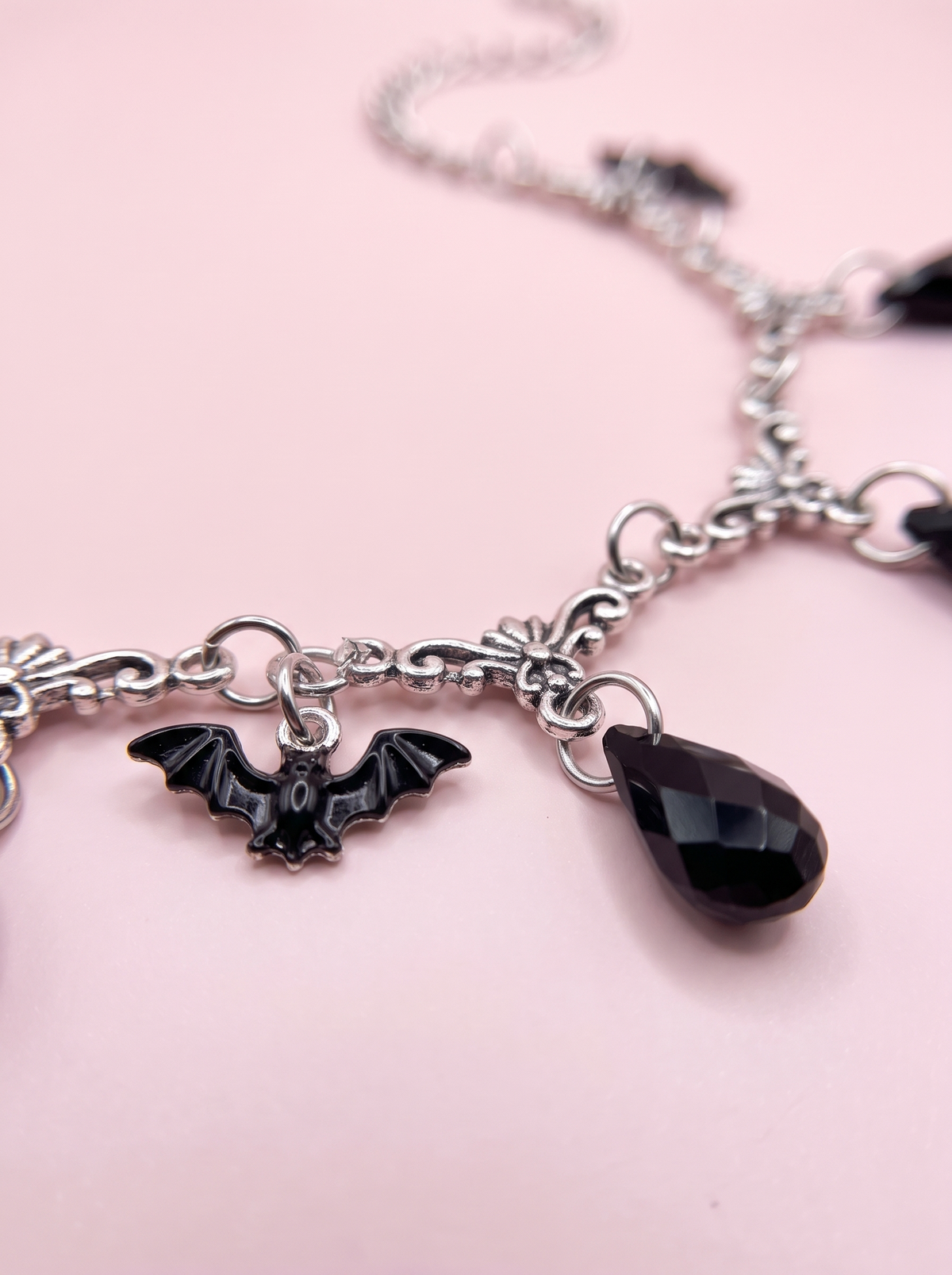 Bat Charm Choker