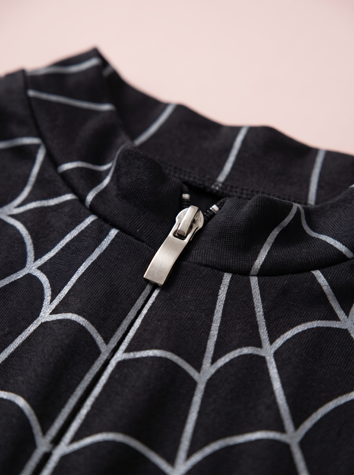 Spiderweb Print Catsuit — Halloween Bodysuit