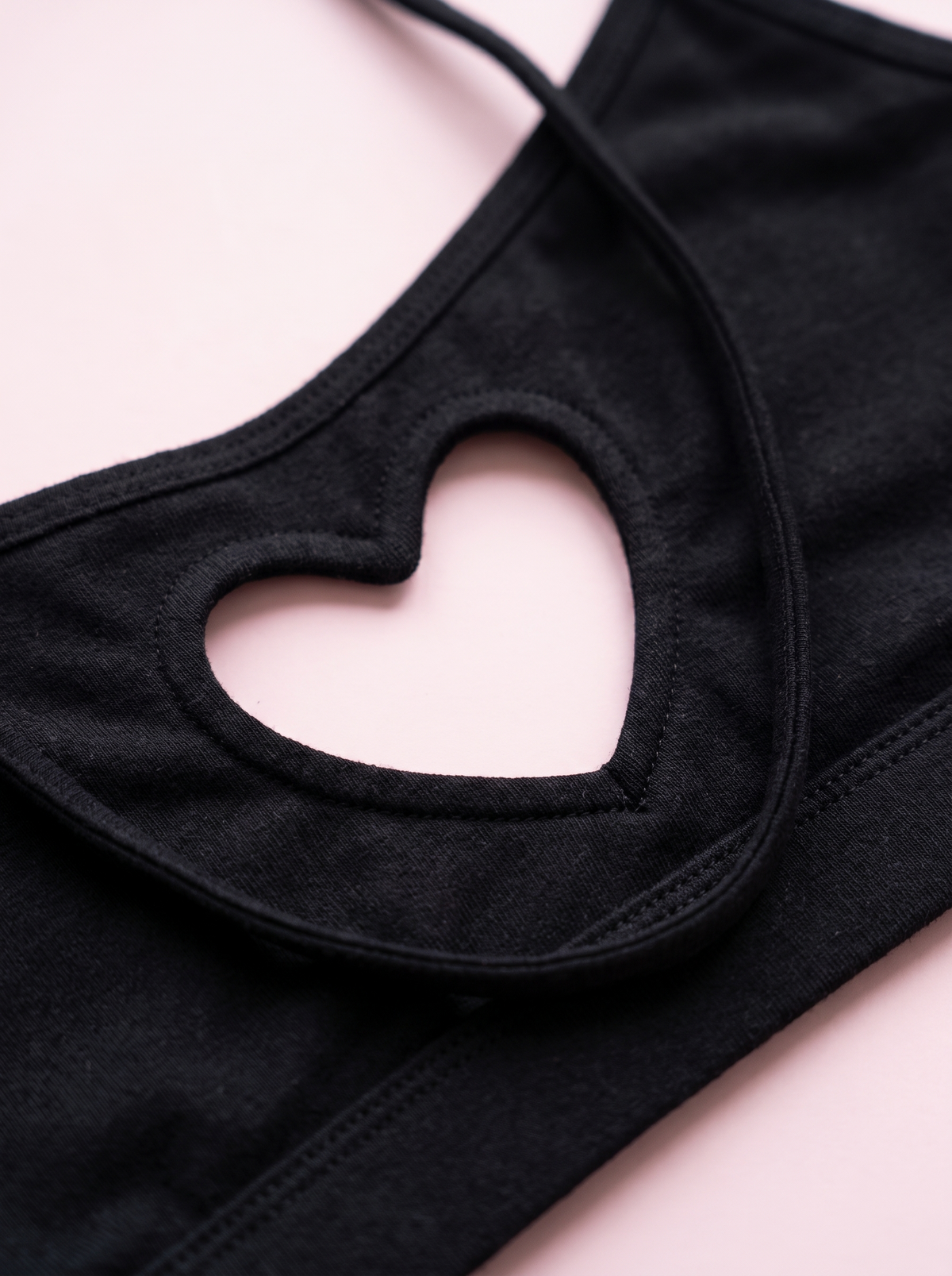 Heart Cutout Cami Shorts Set