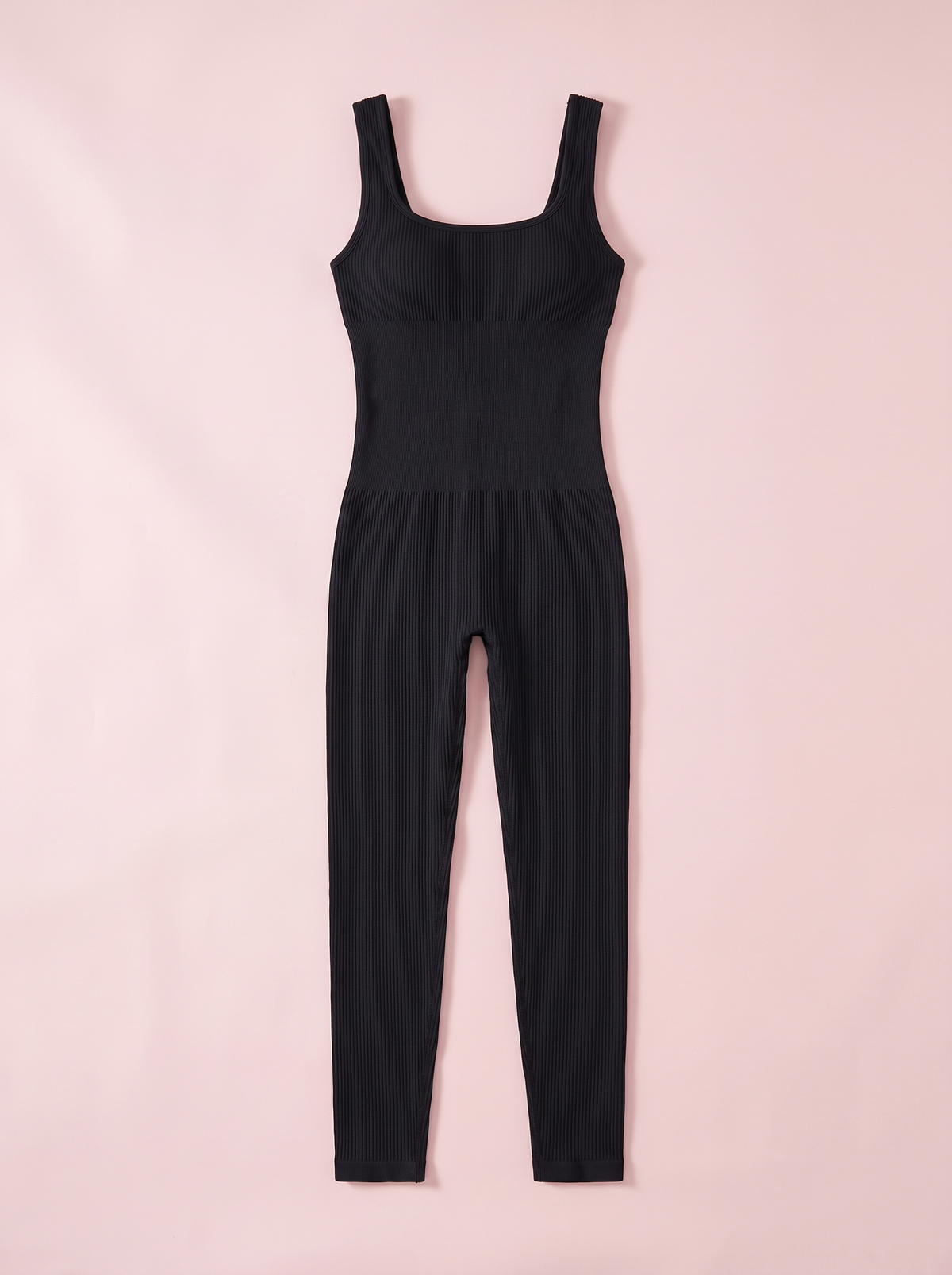 Ribbed Sleeveless Jumpsuit