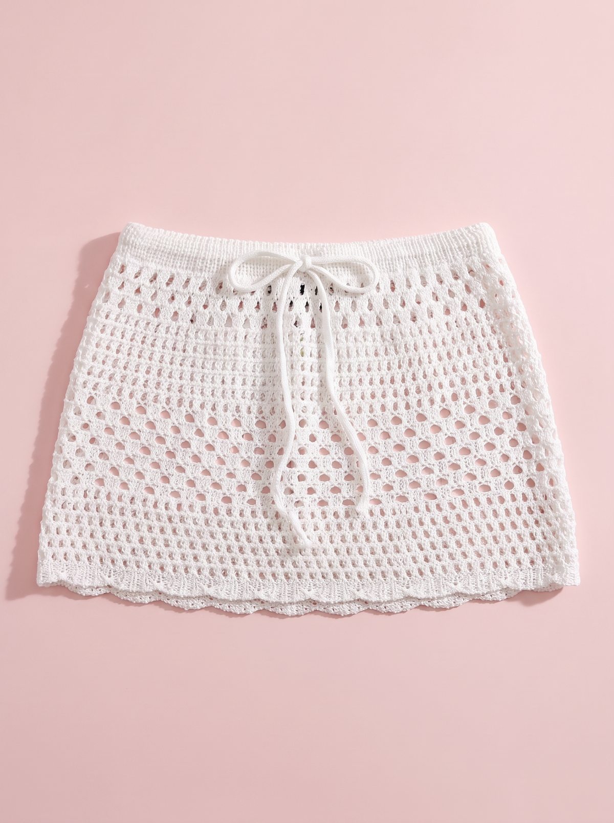 Crochet Mini Sweater Skirt