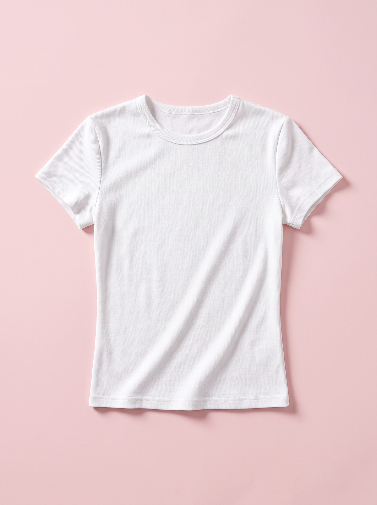 Fitted Crew Neck Baby Tee