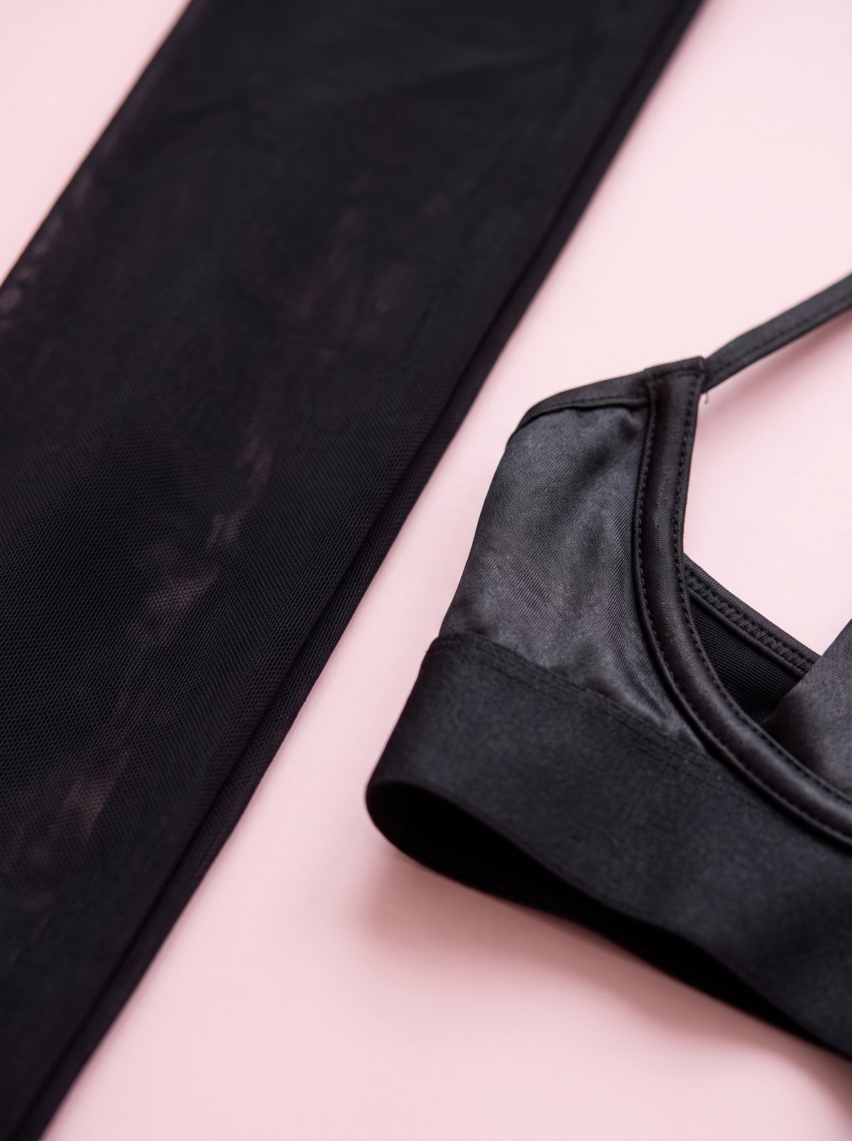 Black Strap Cutout Bodysuit